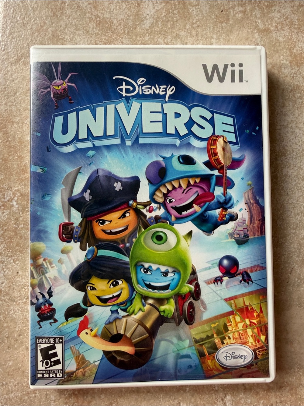 Disney Universe (Wii) Video Game - Blue/Green Multicolor Cover